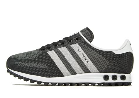 Black adidas Originals LA Trainer Weave 